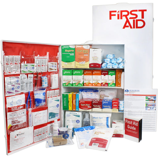 Guardian 4-Shelf First Aid Cabinet – ANSI Class A Industrial (1,091 Pieces)