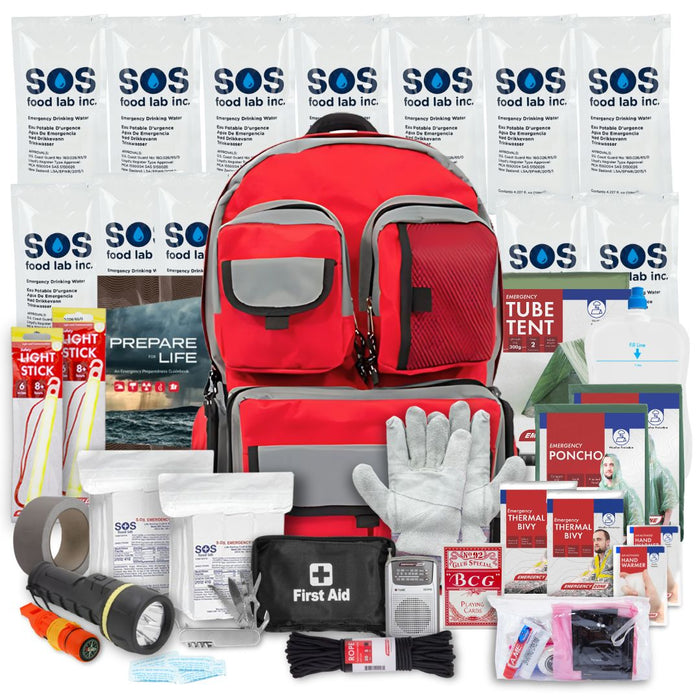 Emergency Zone 2 Person Family Prep 72-Hour Survival Kit | Go-Bag