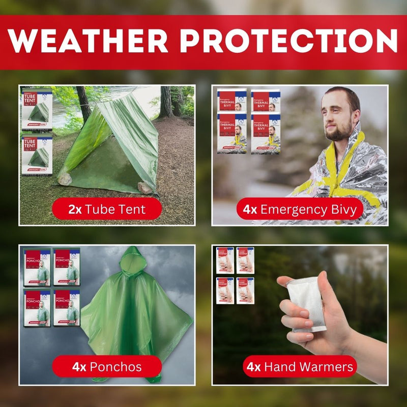 Emergency Zone Family Prep 72-hour survival kit, 4-person