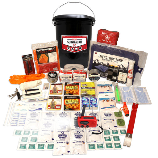 Guardian Survival Bucket Kit for 2 People – 72-Hour Emergency System