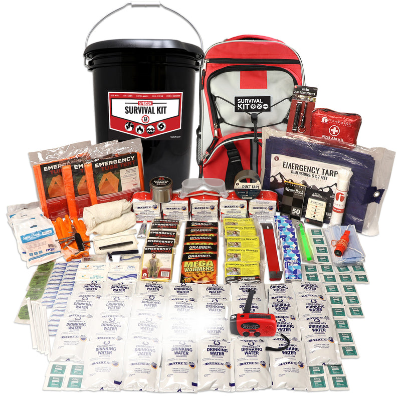 Guardian Family Survival Bucket Kit for 5 People – 72-Hour Emergency Supply