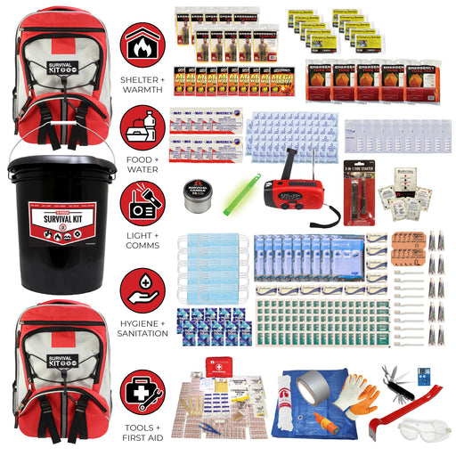 Guardian Office & Classroom Survival Kit – 10 Person Lockdown Emergency Supply