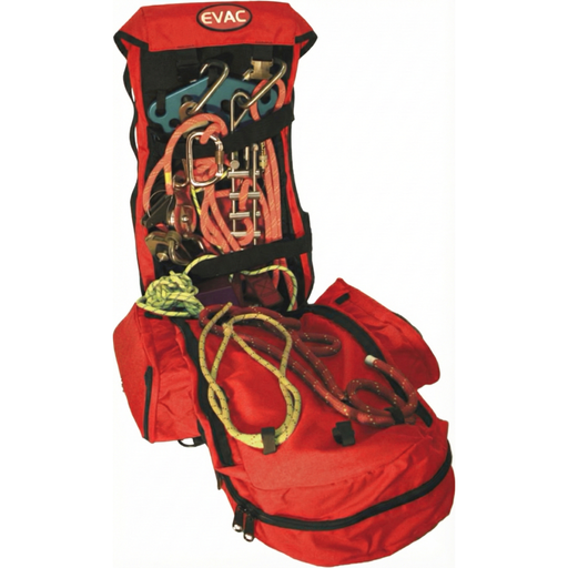 EVAC Systems Pre-Rig Rescue Backpack – 300’ Rope Capacity SAR Pack