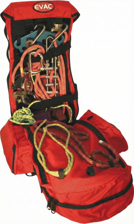 EVAC Systems Pre-Rig Rescue Backpack – 300’ Rope Capacity SAR Pack