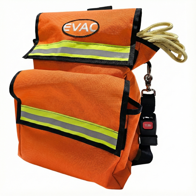 EVAC Systems Chicago Style RIT Search Kit – Bag with 200’ Rope