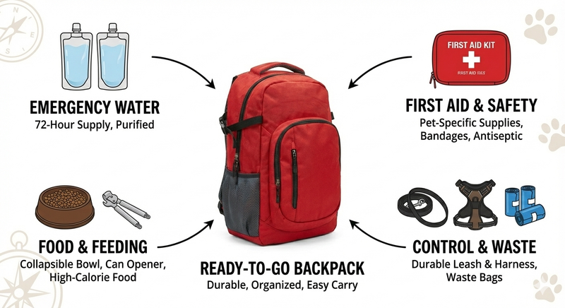Guardian Deluxe Dog Survival Kit | Pet Evacuation Pack