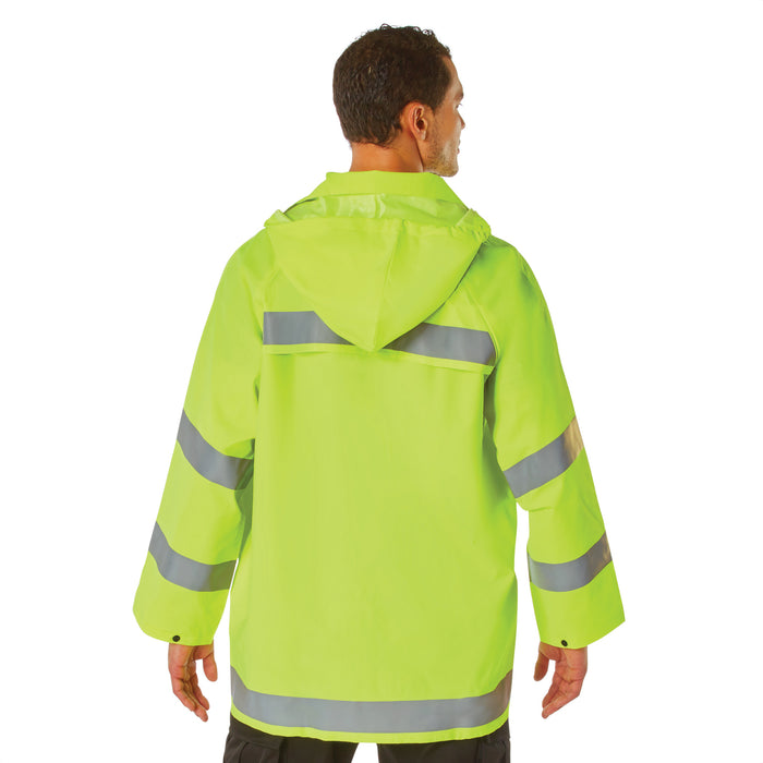 Rothco Safety Reflective Rain Jacket