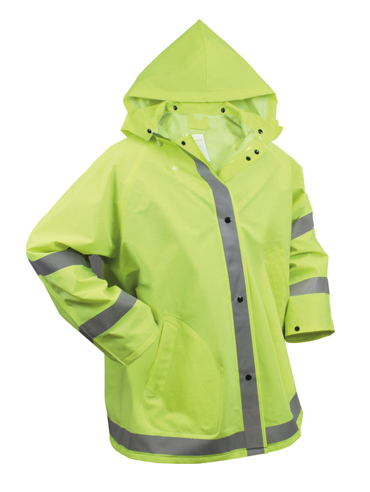 Rothco Safety Reflective Rain Jacket