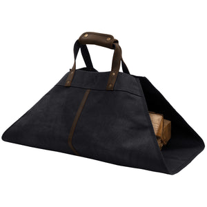 Rothco Backwoods Waxed Canvas Log Carrier – Heavy-Duty Firewood Tote