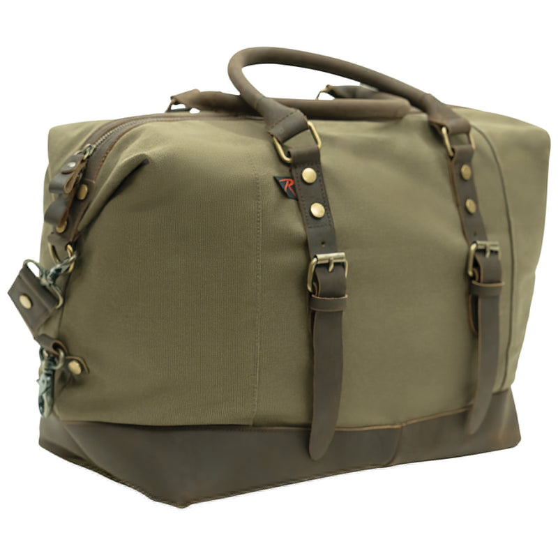 Rothco Vintage Canvas Carry-On Travel Bag | with Trolley Sleeve