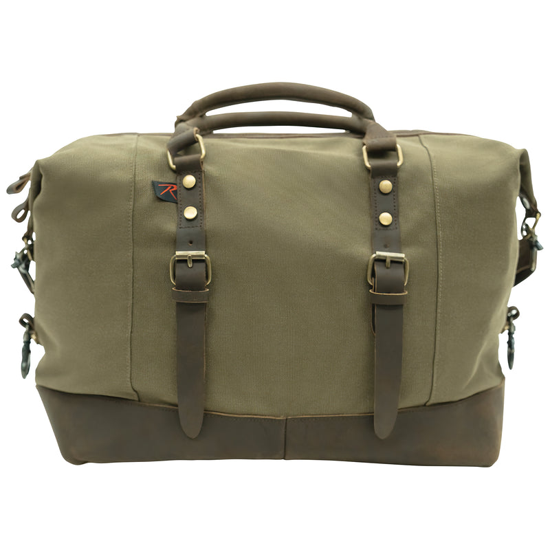 Rothco Vintage Canvas Carry-On Travel Bag | with Trolley Sleeve