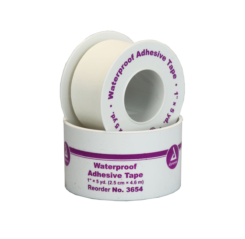 Kemp USA Waterproof First Aid Tape in Case (1" x 5 yd) Case of 48 pcs