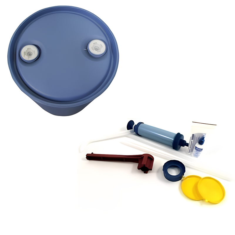 Mayday 30 Gallon Water Storage Kit – Barrel, Pump, Wrench & Preserver