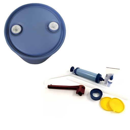 Mayday 30 Gallon Water Storage Kit – Barrel, Pump, Wrench & Preserver