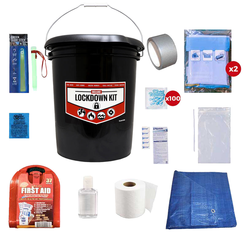 Guardian Classroom Lockdown Kit – Emergency Survival Bucket