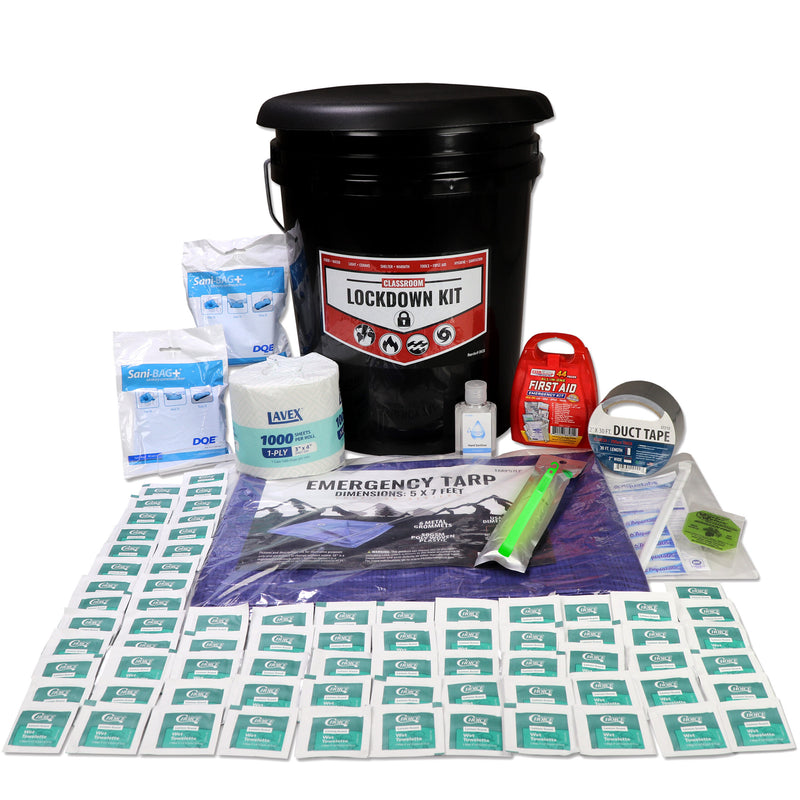Guardian Classroom Lockdown Kit – Emergency Survival Bucket