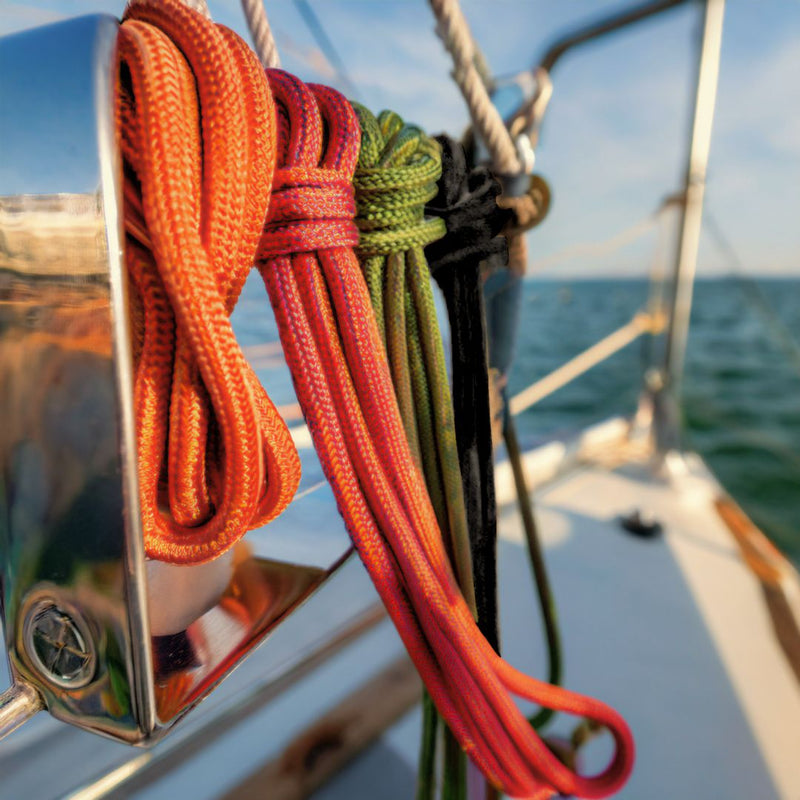 9mm x 50' Nylon Braided Utility Rope – Multi-Purpose Camping Cord