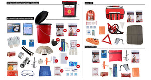 Guardian Complete Family 4-Person Preparedness Bundle with Long-Term Food Storage