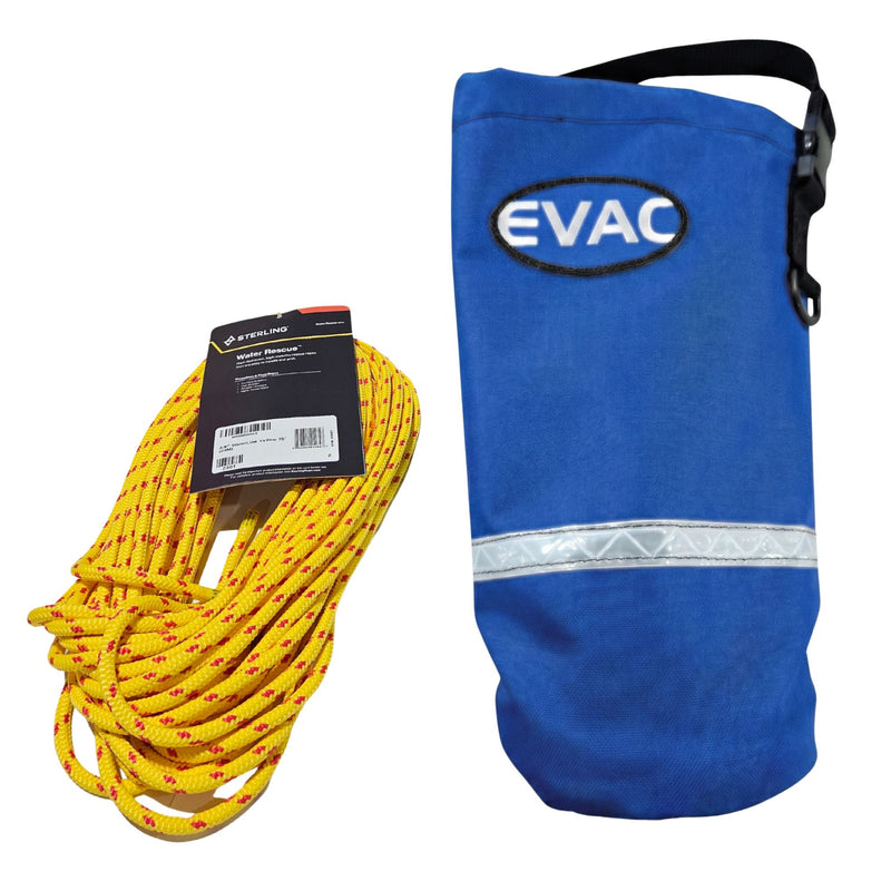 EVAC Systems Water Rescue Throw Bag – Buoyant Rope Kit (70’)