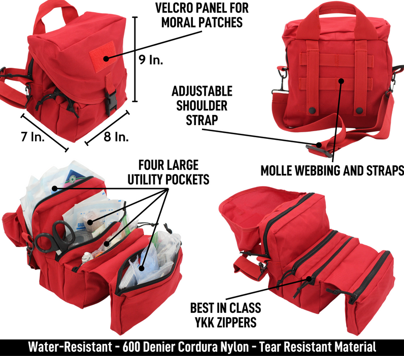 Elite First Aid M3 Medic Kit- GI-Style IFAK HSA / FSA Eligible