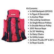 EVAC Systems Raising & Water Recovery Kit – Complete SAR Backpack