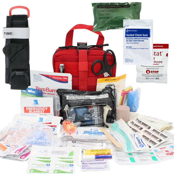 Elite First Aid Advanced GP IFAK Kit -Fully Stocked HSA / FSA Eligible