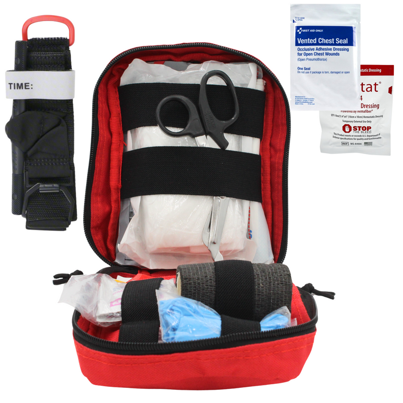 Elite First Aid Advanced Tactical IFAK Kit | Critical Care for Life-Threatening Trauma 
