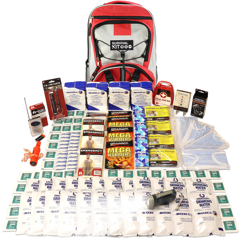 Guardian 4 Person Necessity Survival Kit, Backpack