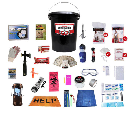 Guardian Hurricane Emergency Bucket Kit – 5-Gallon Survival Pail with Toilet Lid