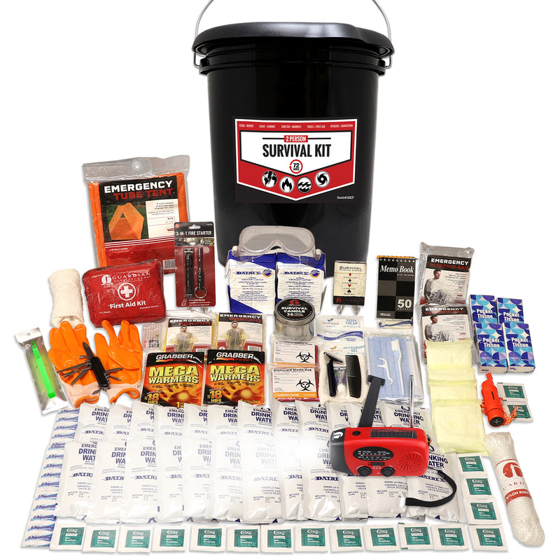 Guardian 2 Person Comfort Survival Kit – 72-Hour Emergency Couples Kit