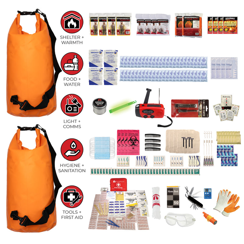 Guardian 4 Person Comfort Family Survival Kit – 72-Hour Emergency Go-Bag