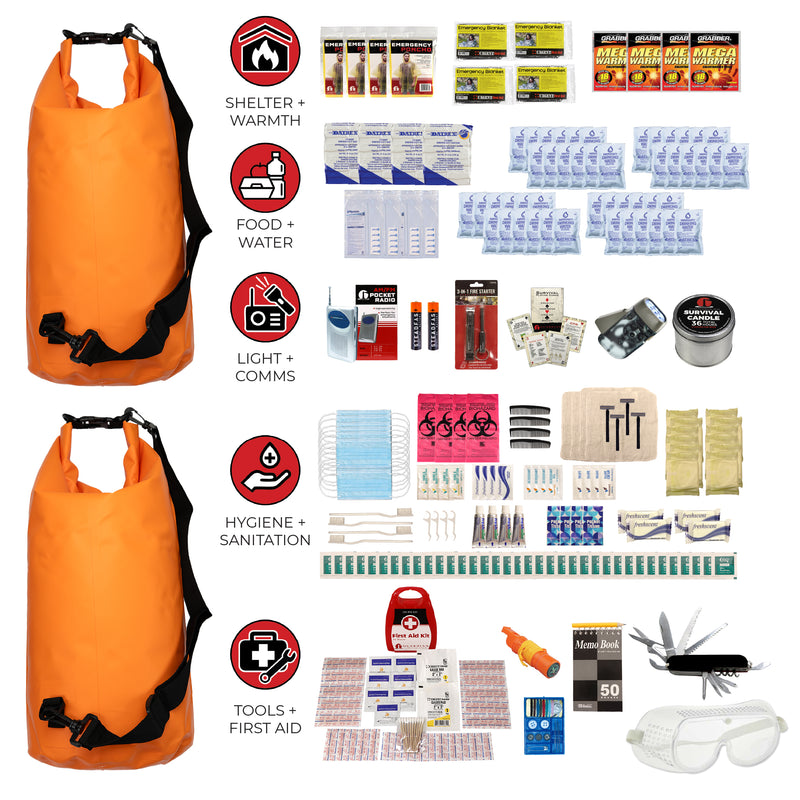 Guardian 4 Person Essential Family Survival Kit – 72-Hour Emergency