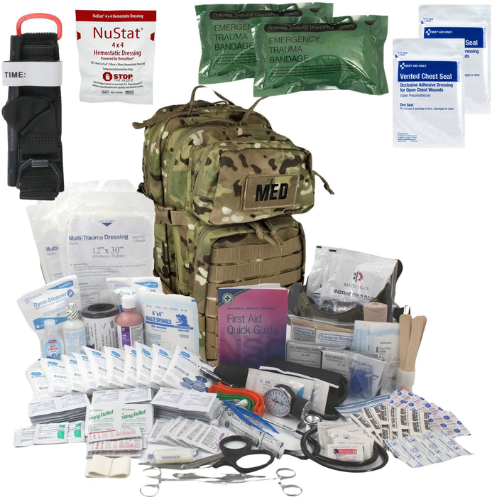 Elite First Aid Tactical Trauma Kit with Advanced Bleeding Control