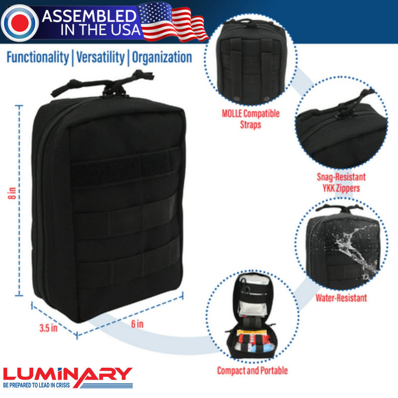 Elite First Aid Pro Tactical IFAK Kit – Critical Care Bleeding Control System