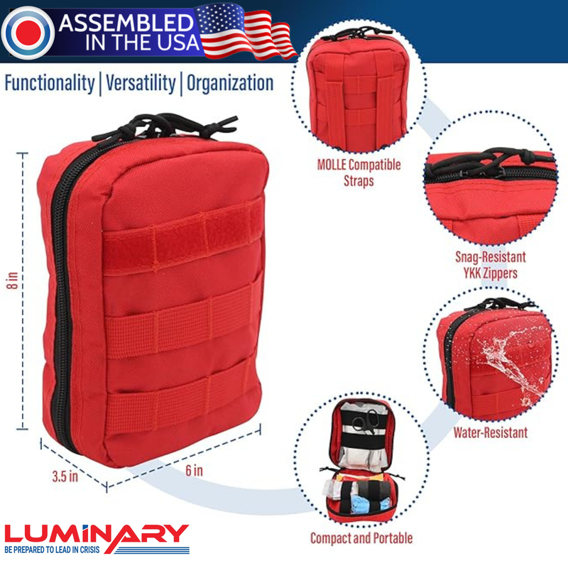 Elite First Aid Pro Tactical IFAK Kit – Critical Care Bleeding Control System