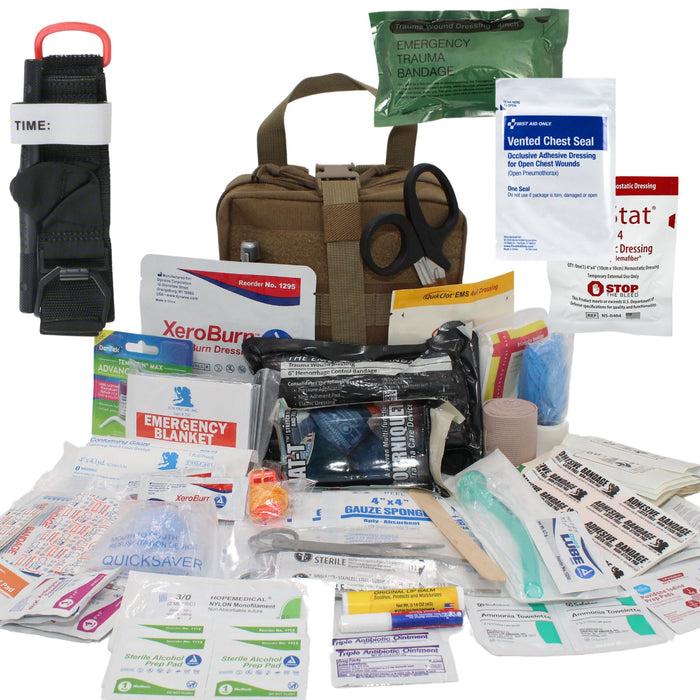 Elite First Aid Advanced GP IFAK Kit -Fully Stocked HSA / FSA Eligible