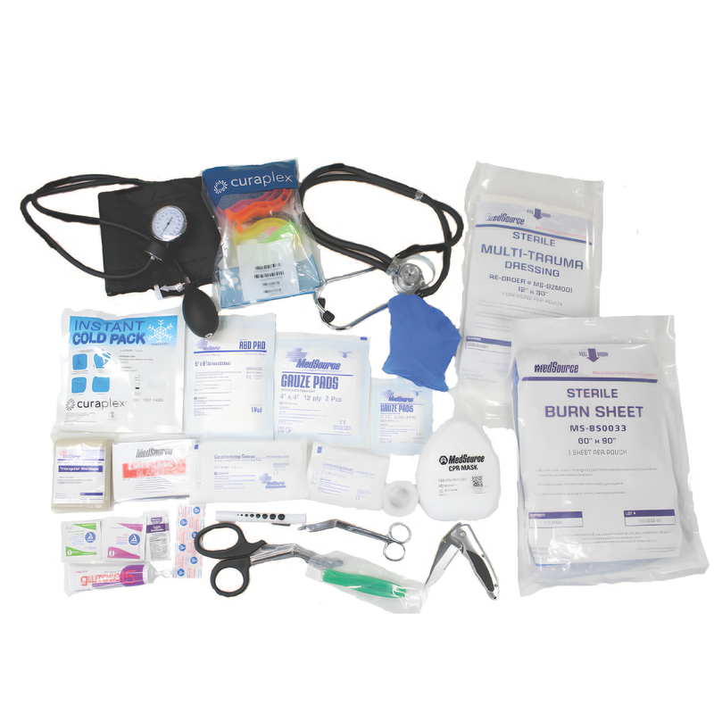 R&B Trauma Bag Initial Supplies Stock Kit | First Responder Refill