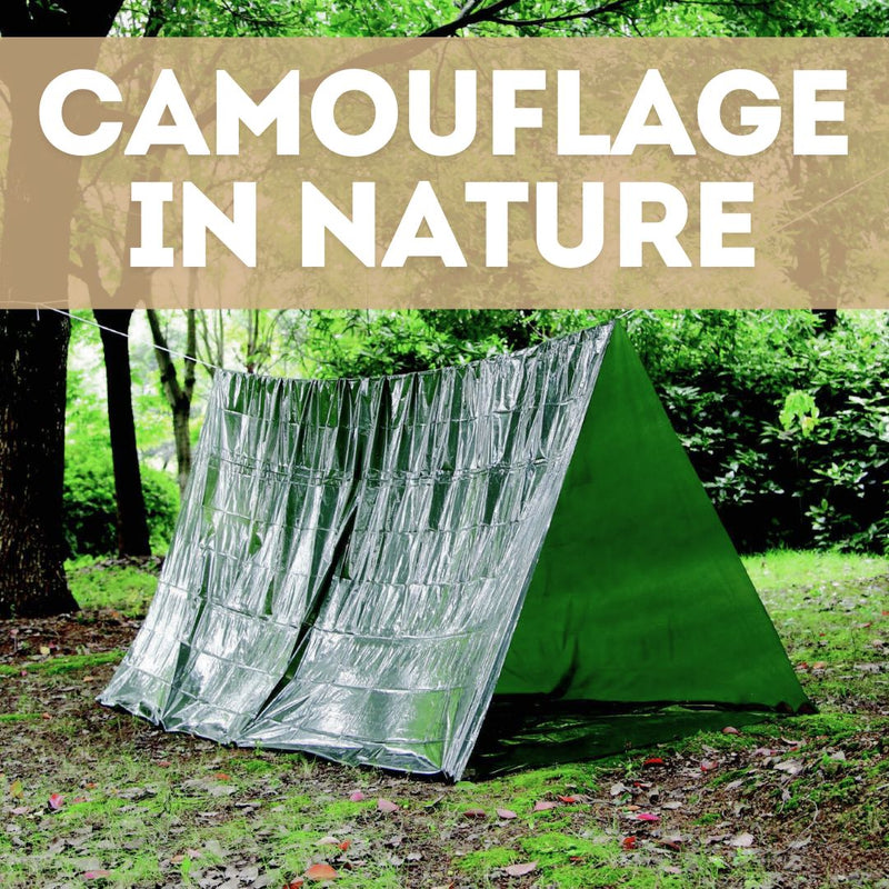 2-Person Emergency Tube Tent – Lightweight Forest Green Shelter