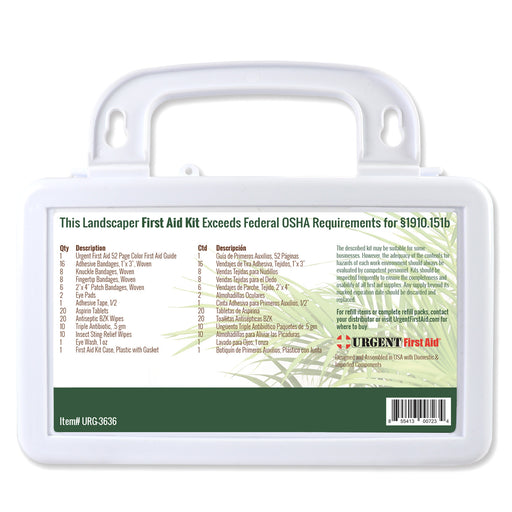 Landscaper’s First Aid Kit – 103-Piece Outdoor Safety Set