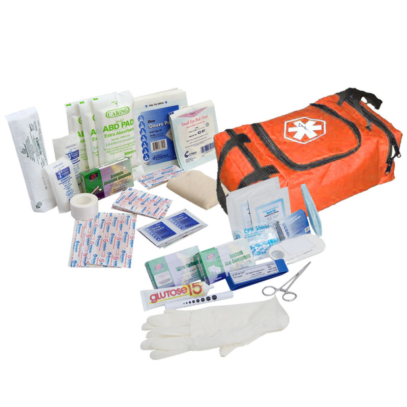 Guardian 80-Piece First Responder Kit – Compact EMT Trauma Jump Bag
