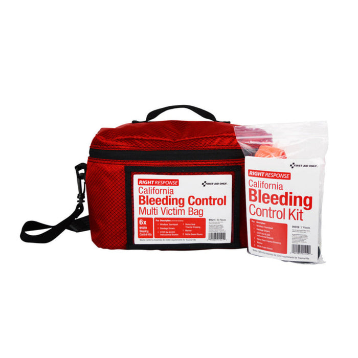 First Aid Only Bleeding Control Cabinet | Multi-Victim Kit CA AB2260