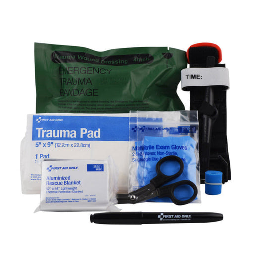 First Aid Only Bleeding Control Kit for Limb Wounds | 13-Piece