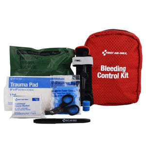 First Aid Only Bleeding Control Kit for Limb Wounds | 13-Piece