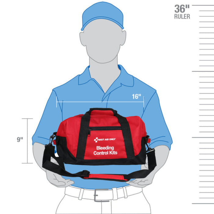 First Aid Only Multi-Victim Bleeding Control Throw Bag (4 Kits)