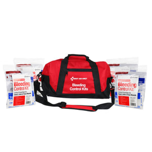 First Aid Only Multi-Victim Bleeding Control Throw Bag (4 Kits)