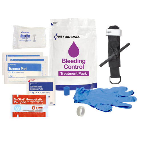 First Aid Only Bleeding Control Treatment Pack | Trauma Supplies