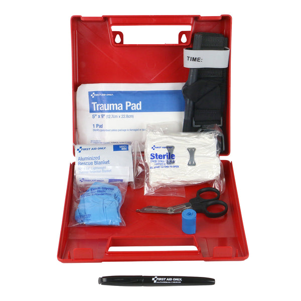 First Aid Only Bleeding Control Wall Station | Basic Limb Kit