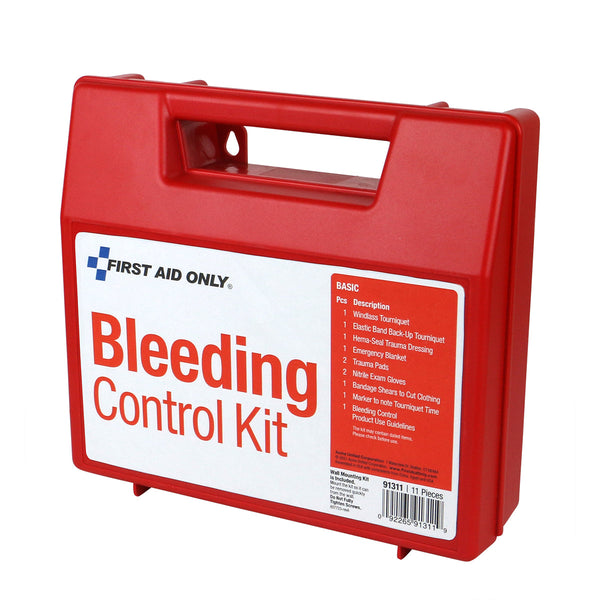 First Aid Only Bleeding Control Wall Station | Basic Limb Kit