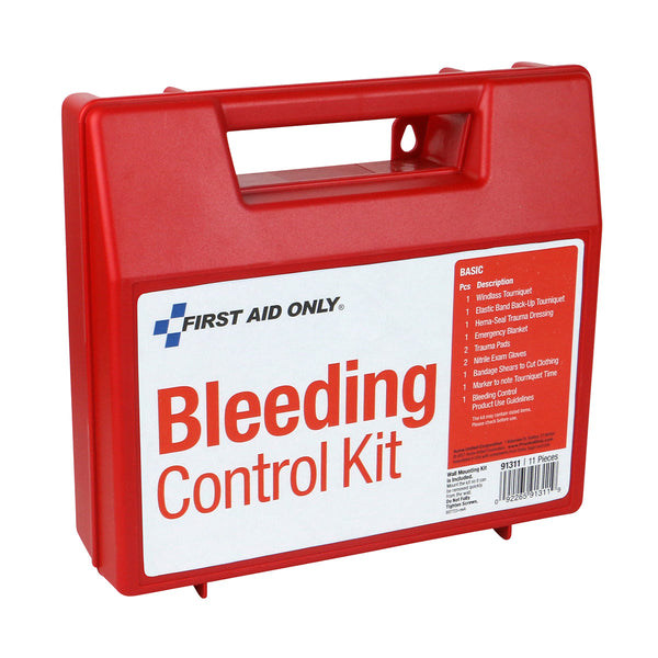 First Aid Only Bleeding Control Wall Station | Basic Limb Kit
