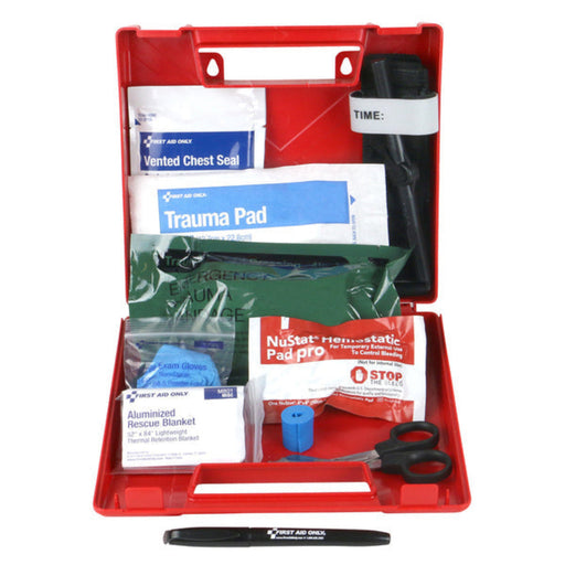 First Aid Only Bleeding Control Wall Station | Deluxe Trauma Kit